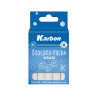 Kreda KARBON bela okrogla 10 kosov