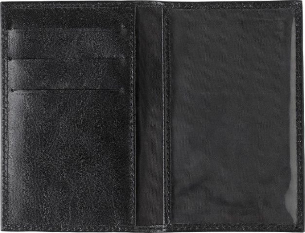 Usnjena denarnica RFID za kartice in bankovce - slika 3