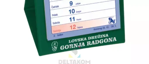 Koledar namizni PIRAMIDA 2026 – tedenski planer z dotiskom - slika 2