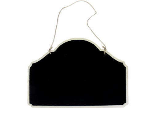 Tabla obešanka črna 26 x 19 cm