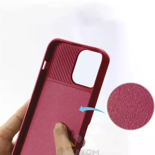 Ovitek Nexeri Silicone Lens Cover rdeč Samsung Galaxy A54 - slika 3