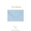 Kuverta 70×100 mm GLADKA-SMOOTH blue