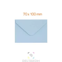 Kuverta 70×100 mm GLADKA-SMOOTH blue