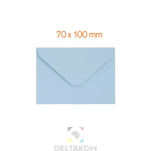 Kuverta 70×100 mm GLADKA-SMOOTH blue