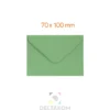 Kuverta 70×100 mm GLADKA-SMOOTH green