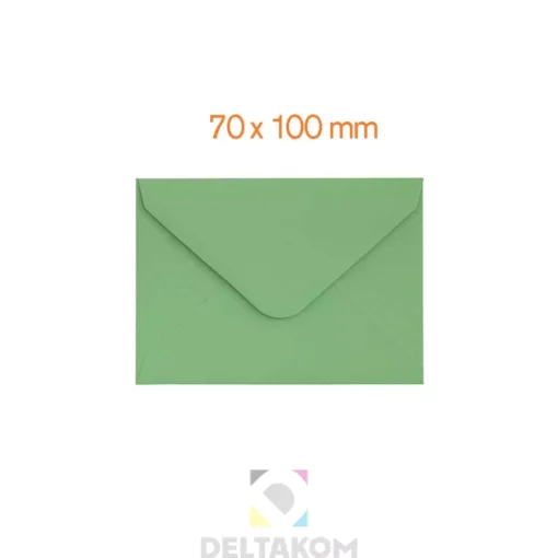 Kuverta 70×100 mm GLADKA-SMOOTH green