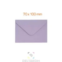 Kuverta 70×100 mm GLADKA-SMOOTH lavender