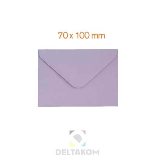 Kuverta 70×100 mm GLADKA-SMOOTH lavender