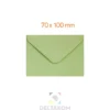 Kuverta 70×100 mm GLADKA-SMOOTH light-green