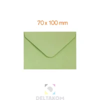 Kuverta 70×100 mm GLADKA-SMOOTH light-green