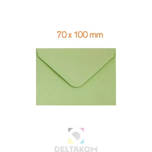 Kuverta 70×100 mm GLADKA-SMOOTH light-green