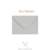 Kuverta 70×100 mm GLADKA-SMOOTH light-grey