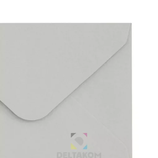 Kuverta 70×100 mm GLADKA-SMOOTH light-grey – majhna gladka kuverta v svetlo sivi barvi - slika 2