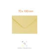 Kuverta 70×100 mm GLADKA-SMOOTH yellow