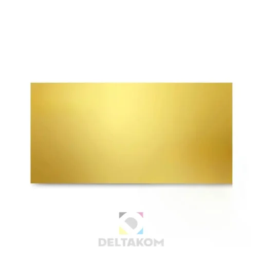 Aluminijasta plošča 60x30 cm zlata