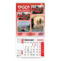 KOLEDAR 12 LISTNI NADKARTON MODEL 2