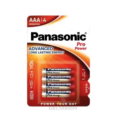 Alkalne baterija PANASONIC AAA 4 kosi