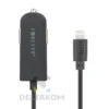 Avtopolnilec za iPhone 8-PIN 1A M-02 črn