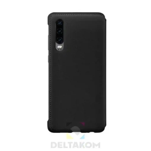 Ovitek Huawei Wallet case original črn zadaj