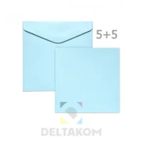 Set 145mm SMOOTH kuverte+karton satin