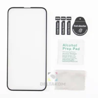 5D zaščitno steklo iPhone 15 Pro črn okvir