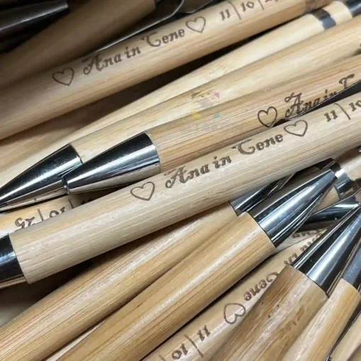 Kemični svinčnik BAMBOO 14 cm - slika 2