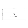Kuverta amerikanka DL DIMENZIJA