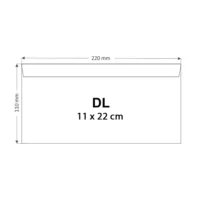 Kuverta amerikanka DL DIMENZIJA