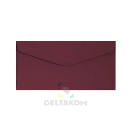 Kuverta DL GLADKA-SMOOTH Bordo – bordo rdeča kuverta za vabila