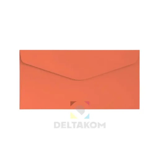 Kuverta DL GLADKA-SMOOTH Oranžna – elegantna oranžna kuverta za vabila