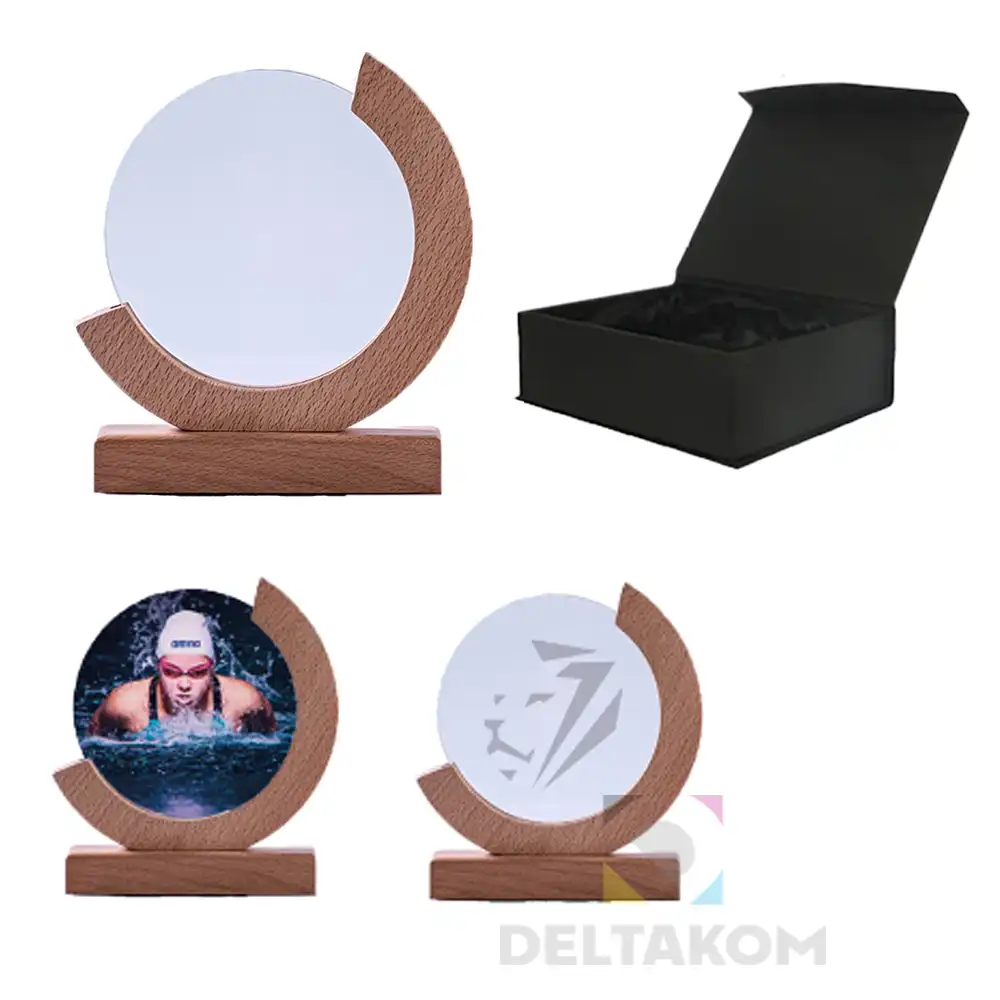 Steklena plaketa s škatlo ANGELIKA