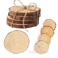 Komplet lesenih podstavkov za skodelice-4 kosi