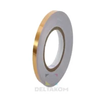 Dekorativni trak 0,5 cm x 50 m zlat