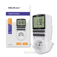 Elektronski časovnik Qoltec PC0628 3680 W 16 A LCD