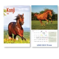 Koledar stenski KONJI sint