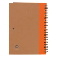 V2389-07 – Beležnica A5 s krogličnim peresom Salvatore oranžna