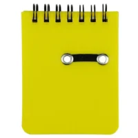 V2575-08 – Beležnica velikosti A7 s krogličnim peresom rumena