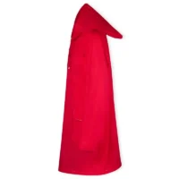 Dežni plašč s kapuco_rdeča_Galerija 3