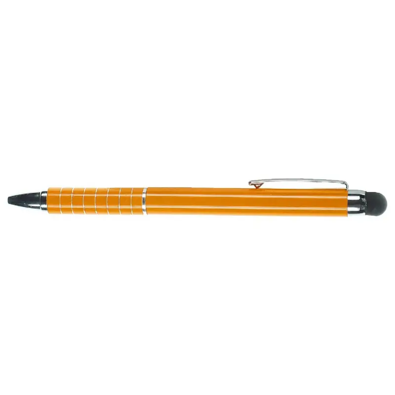 V3245-07 – Kemični svinčnik s touch gumo oranžna
