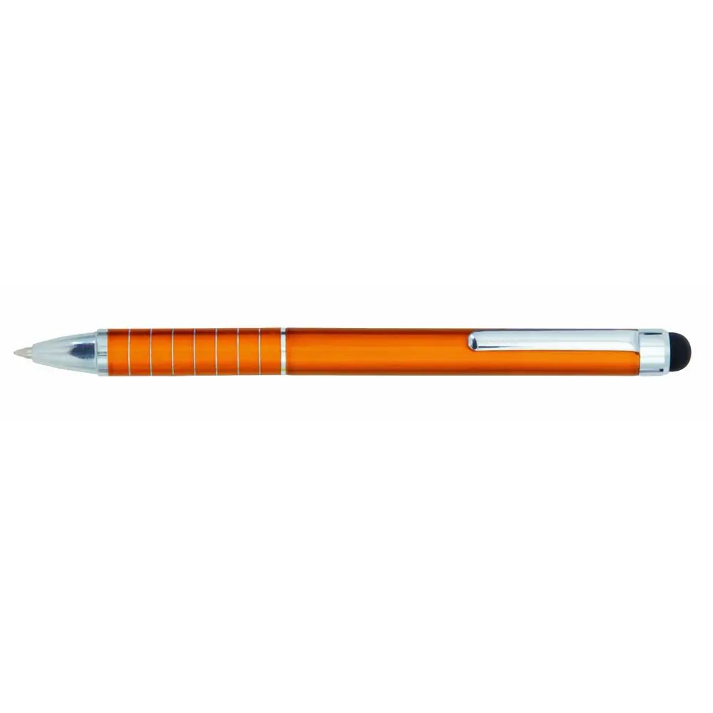 V3245-07 – Kemični svinčnik s touch gumo oranžna