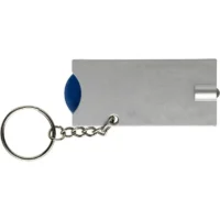 Obesek za ključe s kovancem za nakupovalni voziček lučko LED_mornarsko modra_Galerija 3