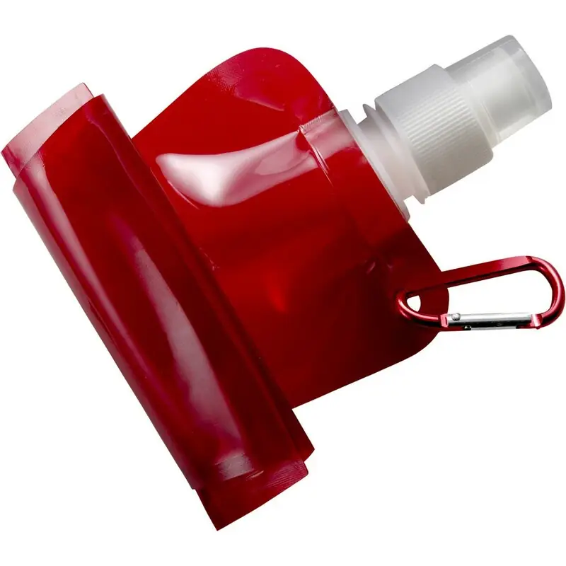 Zložljiva steklenica za vodo 420 ml s karabinom_rdeča_Galerija 2