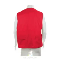 Telovnik V7129 RDEČ ZADAJ