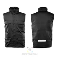 BENEFIT Brezrokavnik 7 ŽEPOV črn