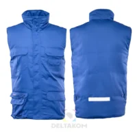 BENEFIT Brezrokavnik 7 ŽEPOV moder