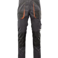 Dolge delovne hlače-Grafit/oranžna-galerija4