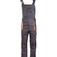 IZOLIRANE farmer HLAČE -Grafit/oranžna-galerija