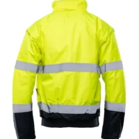 BOMBER JAKNA HI-VI 2W1 Mornarsko modra/rumena galerija4