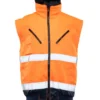 BOMBER JAKNA HI-VI 3W1 Mornarsko modra/oranžna galerija13