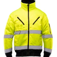 BOMBER JAKNA HI-VI 3v1 Mornarsko modra/oranžna galerija